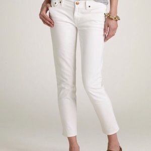 J Crew Matchstick Crop White Jeans 29R